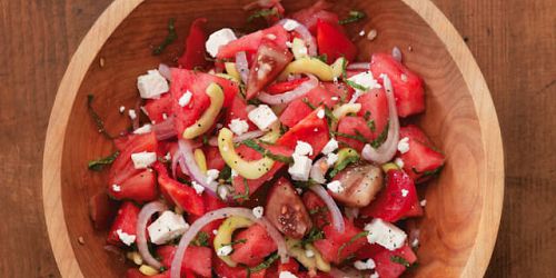 Tomato Watermelon Feta Salad