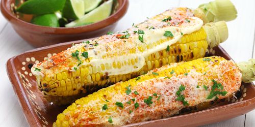 Healthy Mexican Corn on the Cob