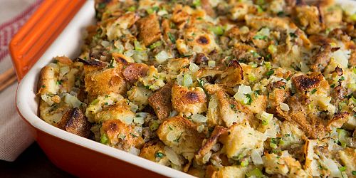 Slow Cooker Fresh Herb Stuffing
