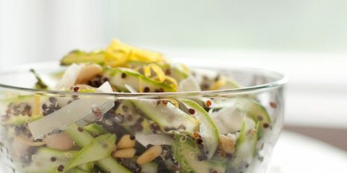 Ribboned Asparagus and Quinoa Salad