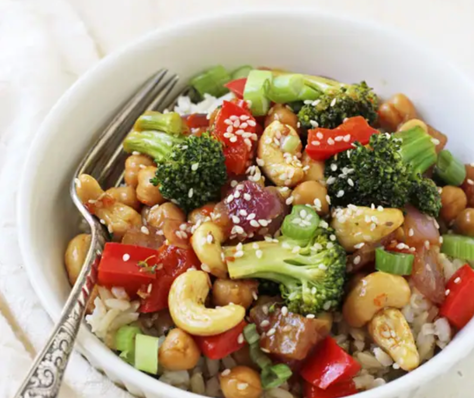 Broccoli And Chickpea Stir Fry 0136