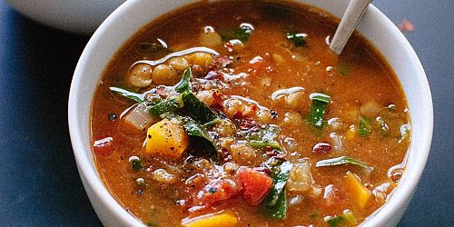 Spicy Vegan Lentil Soup