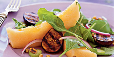 Cantaloupe & Grilled Fig Salad
