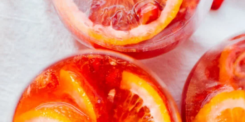 Blood Orange Pomegranate Sparkling Sangria