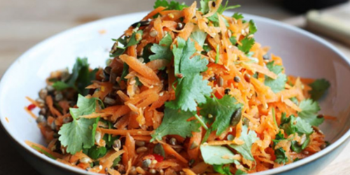 Spicy Carrot & Ginger Salad