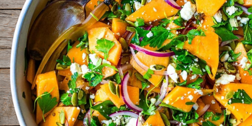 Cantaloupe & Feta Salad