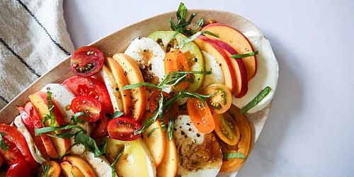 Peach Caprese Salad