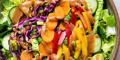 Zesty Almond-Lime Romaine Salad