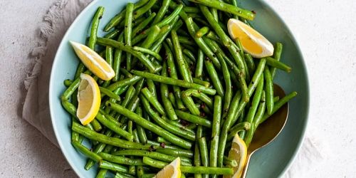 Lemon Garlic Green Beans