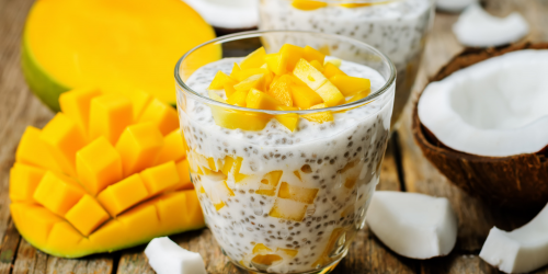 Mango Coconut Chia Pudding