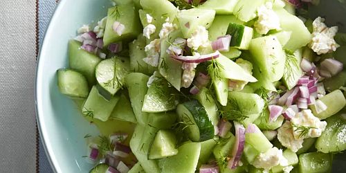 Honeydew & Cucumber Salad