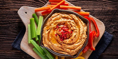 Roasted Red Pepper Hummus