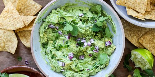 Zesty Lime & Cilantro Guacamole