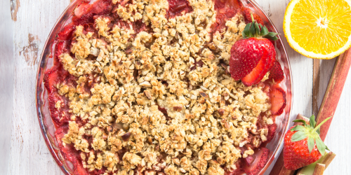 Strawberry Rhubarb Crisp