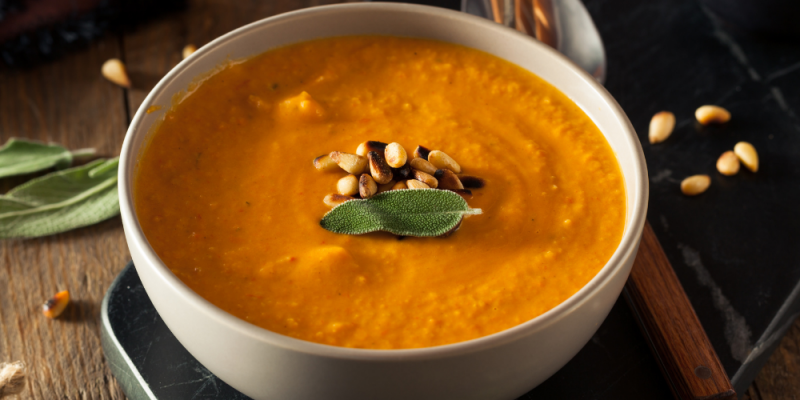 Roasted Carrot & Ginger Soup