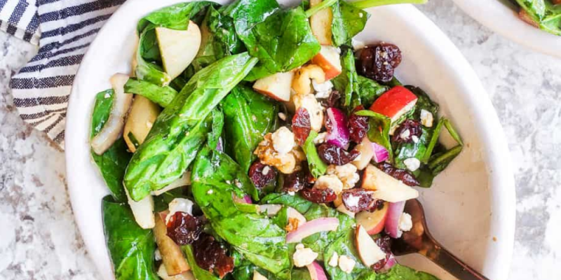 Apple and Spinach Salad