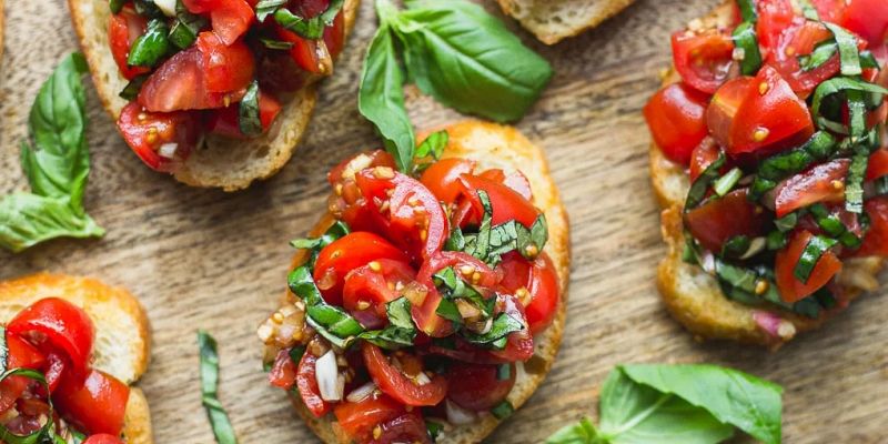 Vine-Ripened Tomato Bruschetta